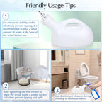 Portable Urinals for Men, OOCOME Men Urinal Bottle Spill Proof Reusable Male Pee Bottle Camping Toilet Thicken Men's Potty 2000 ml 47.2" Long Tube with Lid