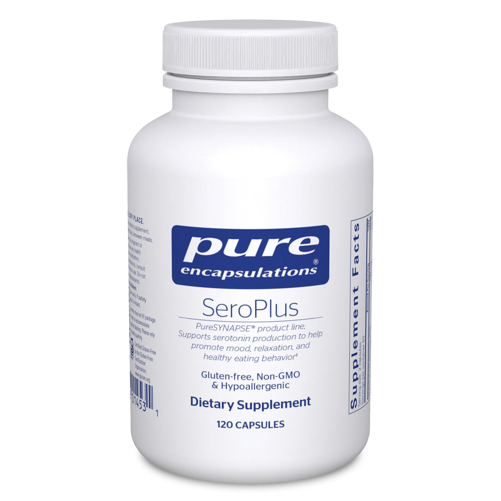 Pure Encapsulations SeroPlus | Hypoallergenic Serotonin Support to Support Moderate Occasional Stress* | 120 Capsules