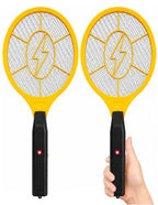 Electric Fly Swatter 2 Pack, Handheld Bug Zapper Racket for Mosquito & Insects, High Voltage Instant Kill, Lightweight Battery Powered Mosquito Zapper for Home, Patio and Camping