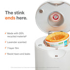 Munchkin Arm & Hammer Diaper Pail Refills, Lavender, 8 Pack