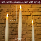 Floating LED Candles with Remote Control - 12 Pcs Magic Flickering Light