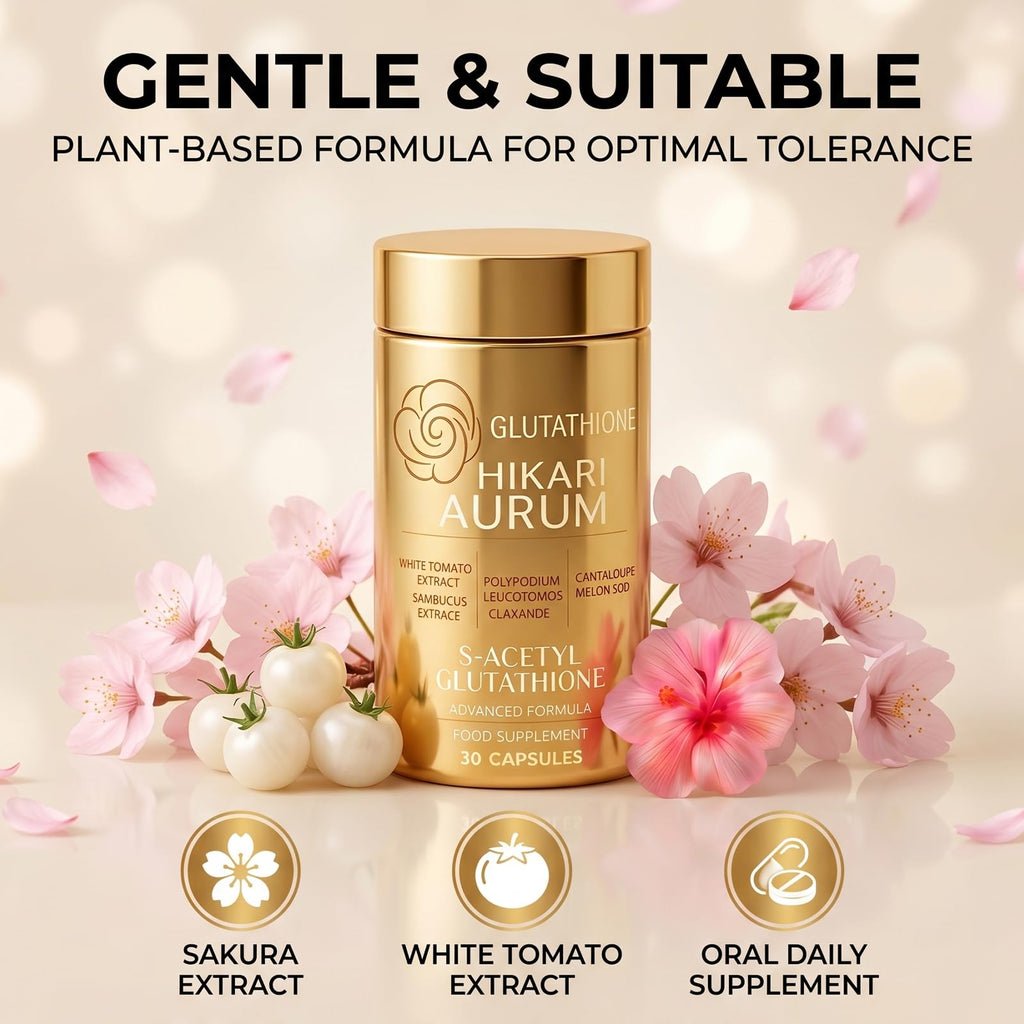 Hikari Aurum Glutathione Capsule, Aurum Hikari Premium Glutathione - 30 Capsules
