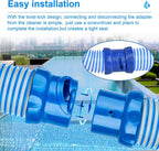 6 Pack Pool Cleaner Hose Replacement Kit for Mx6 Mx8,R0527700 Pool Vacuum Twist Lock Hose Replacement Parts,Single length 39 inches (6pack) (6ppack-1)