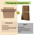 Calenzana 50 Pack 8.5x11 Inch Brown Corrugated Cardboard Sheets Flat Cardboard Sheets for Packing Mailing Dividers and DIY Crafts