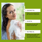 Loravey Antifungal Relief Soap Bar, Tea Tree Oil Soap, Natural Foot & Body Soaps for Healthy Skin,Relief Soap Bar Infused with Tea Tree Oil,Gentle Exfoliating Bar Soap for Men Women,3.5oz (2, 3.5OZ)