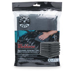 Chemical Guys MIC35306 Workhorse Professional Grade Microfiber Towel, Black (16 in. x 16 in.) (Pack of 6)