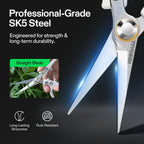 VIVOSUN Pruning Shears for Gardening, Q-Shaped Garden Scissors for Plants