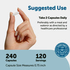 Micro Ingredients DHEA 50 mg Per Serving, 240 Capsules | Micronized DHEA Supplement for Women & Men | Non-GMO, Gluten Free, Soy Free