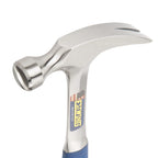 ESTWING Hammer - 12 oz USA Made Straight Rip Claw Hammer with Smooth Face & Shock Reduction Grip - E3-12S