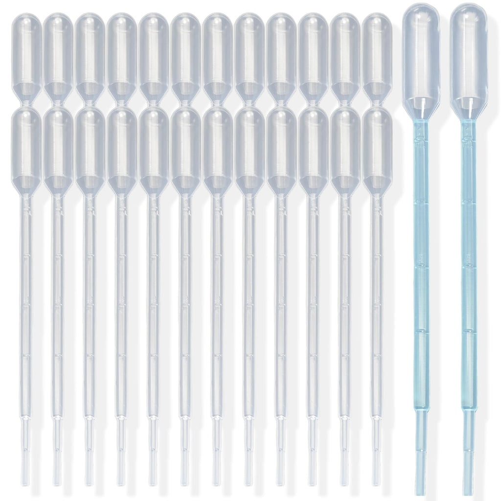 Zkupanx 1mL Pipettes Dropper 100PCS Disposable Plastic Transfer Pipettes