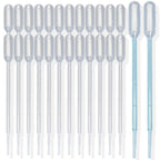 Zkupanx 1mL Pipettes Dropper 100PCS Disposable Plastic Transfer Pipettes