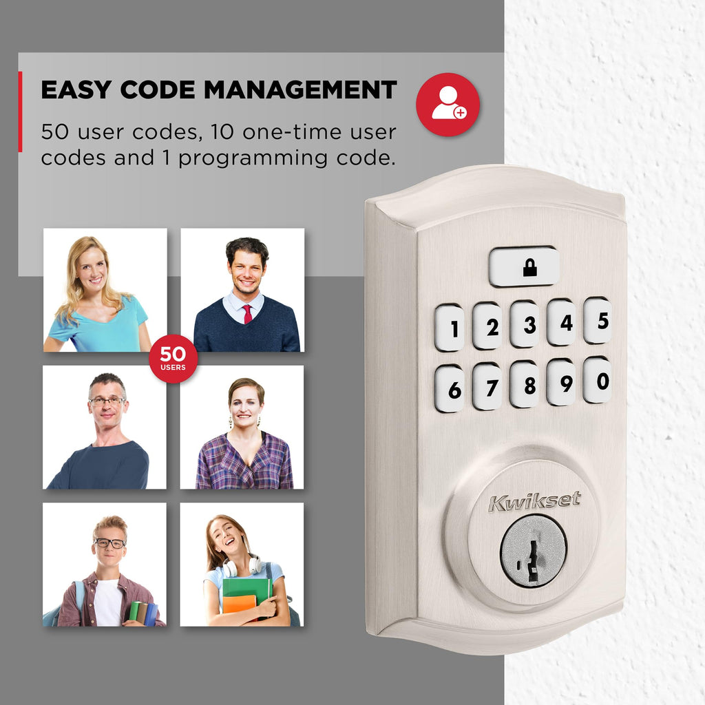 Kwikset SmartCode 260 Keyless Entry Electronic Keypad Deadbolt Door Lock