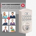 Kwikset SmartCode 260 Keyless Entry Electronic Keypad Deadbolt Door Lock