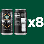 Starbucks - RTD Coffee Nitro Cold Brew, Black Unsweetened, 9.6 fl oz Cans (8 Pack), Iced Coffee, Cold Brew Coffee, Coffee Drink