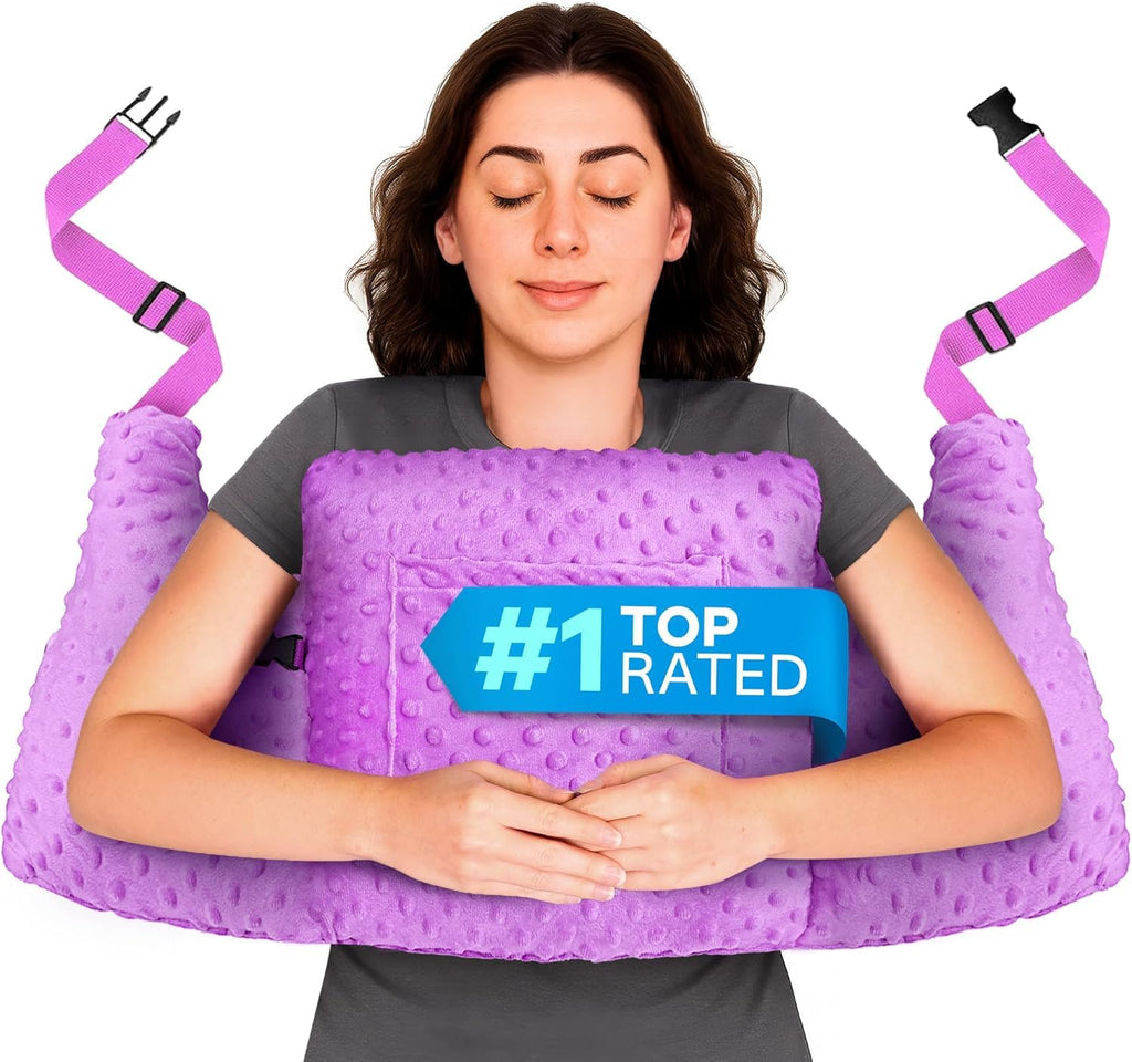 Zomaple Post Mastectomy Pillow Post Surgery – Post-Op Essentials, Breast Augmentation/Reduction & Mastectomy Recovery Supplies – Washable Cover for Comfort & Support