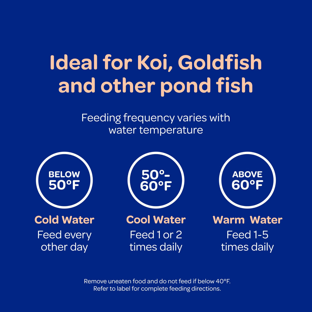 Kaytee Koi's Choice Floating Fish Food for Koi, Goldfish & Pond Fish