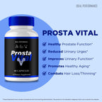 ProstaVital for Men, Prosta Vital Capsules, Prosta Vital for Men Supplement Pills - Maximum Strength for Daily Wellness & Comfort, All Natural ProstaVital Health & Wellness Reviews (2 Pack)