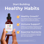 MaryRuth's Toddler Multivitamin | Vitamin A C D E B6 B12 Zinc | Healthy Growth Support | Immunity | Bone Health | Cognitive Function | Organic | Sugar Free | Vegan | Non-GMO | 2 Fl Oz | 30 Day Supply