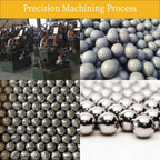 Two 2-3/8" Inch Diameter Hardened Chrome Solid Steel Bearing Balls, Vigorous Precision Balls (2 Pieces)