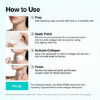 Anua PDRN Collagen Melting Patch for Neck, Lifting and Firming, Thin Film Patch for Neck Fine Lines & Forehead, Plumping Effect with Salmon DNA, Korean Skincare, 0.02g x 4EA
