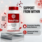 (3 Pack) Hemo Prime Capsules - Official HemoPrime Supplement Pills with Premium Ingredients, Advanced Formula Support for Overall Health & Wellness Reviews (180 Capsules)