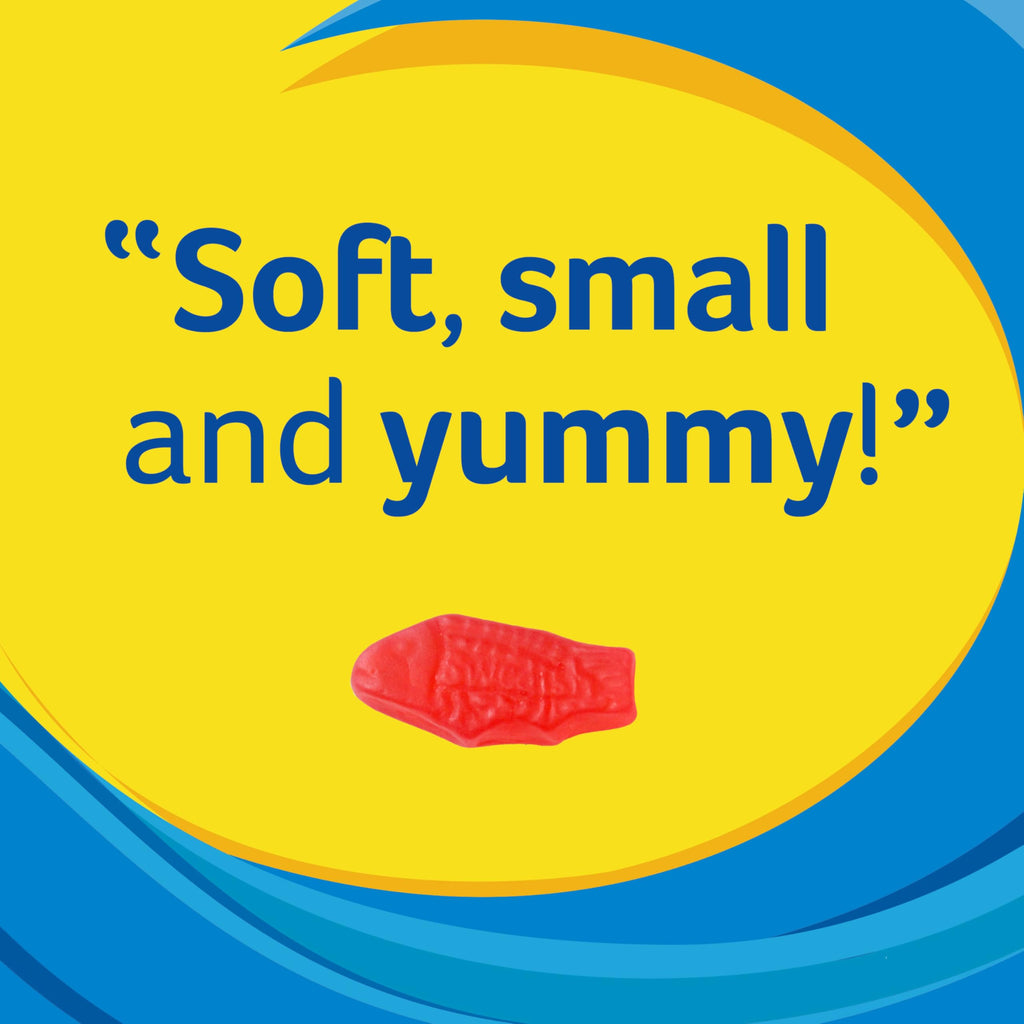SWEDISH FISH Mini Soft & Chewy Candy, Halloween Candy, 24 - 2 oz Bags