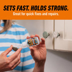 Gorilla Ultimate Super Glue, Fast Set Time, Clear, 15 g, 2-Pack