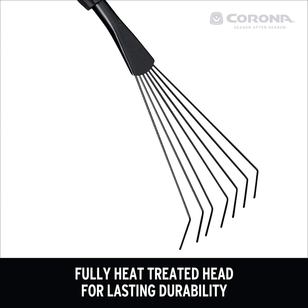 Corona GT 3050 Extendable Handle Rake, Extends reach to 34 inches, Red, 18"-36"