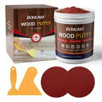 BONCART Mahogany Wood Filler,Paintable, Stainable, Sandable, Wood Putty can Quickly Repair Holes, Cracks, Chips, Damage, and Scorched Areas of Wooden Furniture