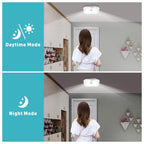 ANOTEK Rechargeable Motion Sensor Ceiling Light, 220LM 6000K Closet Light with USB Cable, 2000mAh Wireless LED Light for Stairway, Hallway, Pantry, Shower, Shed