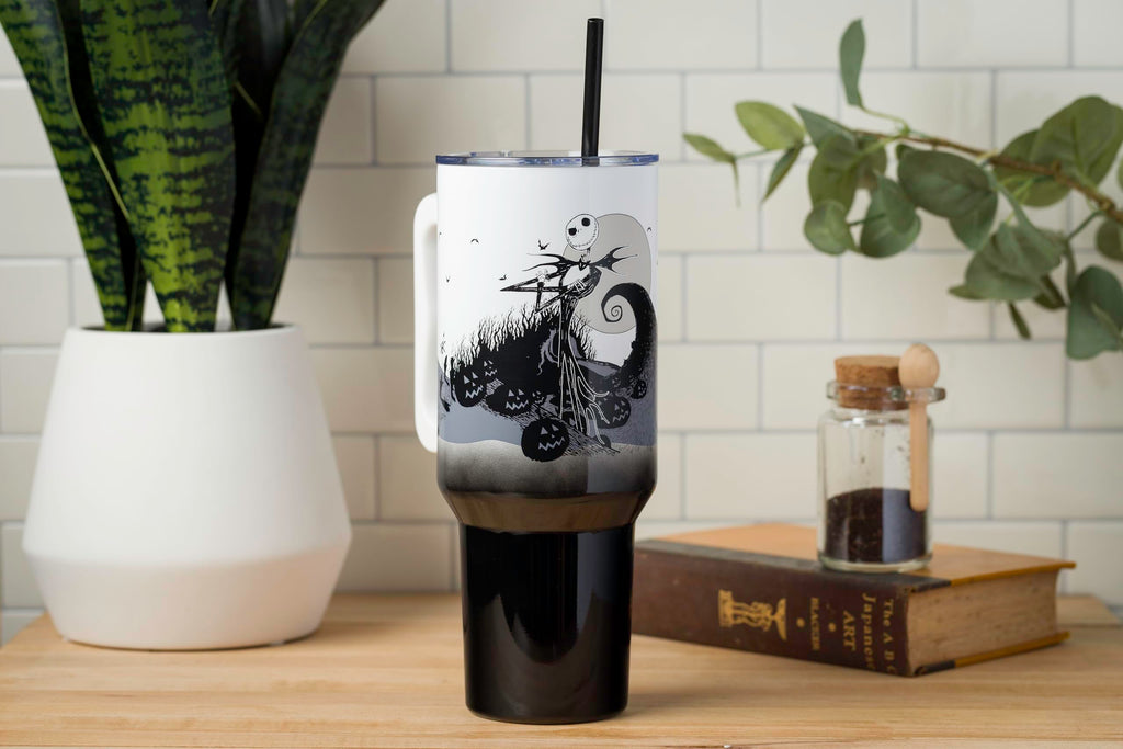 Silver Buffalo Nightmare Before Christmas, Stainless Steel Tumbler, 40oz