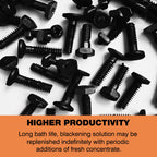 LIIZOUSUDA Black Oxide Coating Kit - Black Oxide Solution, Versatile Blackening Solution for Iron and Steel - Not Suitable for Stainless Steel Surfaces (1 Quart)