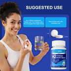 Natprime Hydrogen Water Tablets - H2 Molecular Hydrogen Tablets for Drinking Water with Magnesium, 12 PPM Mineral Supplements for Antioxidant, Mental Clarity, Cognitive, Recovery & Energy - 90 Counts