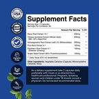 Potent Black Maca Root Capsules for Men - Herbal Wellness Supplement with Siberian Ginseng Ashwagandha and Black Maca Root - Men’s Wellness Supplement to Support General Health - 120 Count