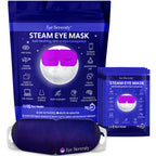 Steam Eye Mask, Self Heating Warm Compress for Dry Eyes I Heated Fast Relief for Stye, Puffy Sensitive Eyes, Moist Heat, Easter Basket Stuffers, Travel & Relaxation Gifts for Women and Men - Unscented