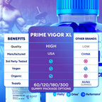 (2 Pack) Prime Vigor XL Gummies, Prime Vigor XL Maximum Strength 1000 MG Supplement, Prime Natural Advanced Formula Gummys Chews Vitamin Prime Vigor Delicious Daily Gomitas (120 Gummies)