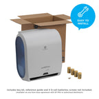enMotion Georgia‑Pacific (by GP PRO) 10 in Automated Touchless Paper Towel Dispenser, Gray, 59460A
