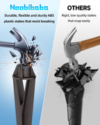 Noobibaba Landscape Lighting Stakes Replacement 1/2 NPT Thread Spike 5-Pack