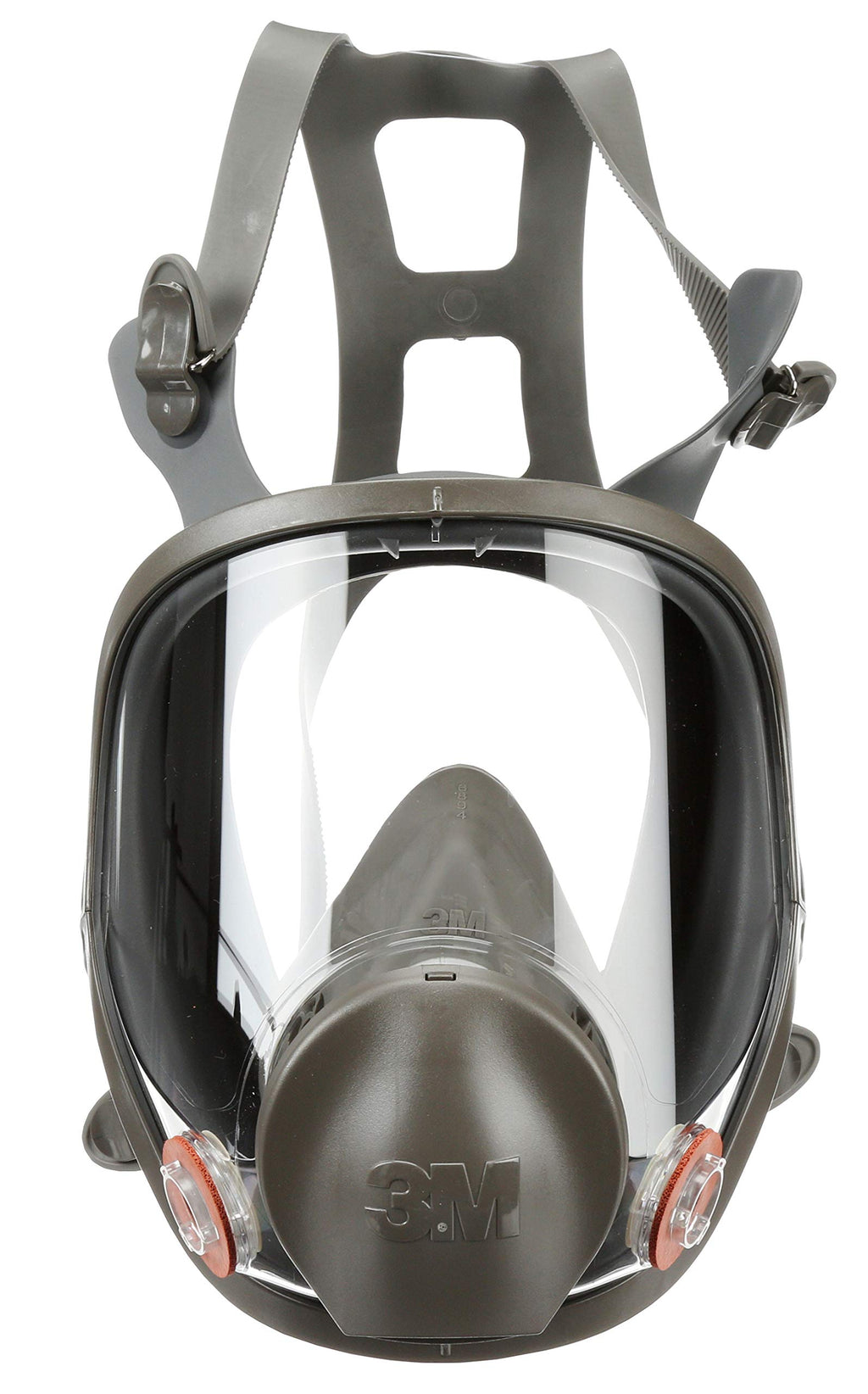 3M Full Facepiece Reusable Respirator 6900, NIOSH, Large Lens, ANSI High Impact Eye Protection, Silicone Face Seal, Four-Point Harness, Comfortable Fit, Painting, Dust, Chemicals, Large