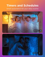 Govee Smart Light Bulbs, WiFi Bluetooth Color Changing Bulbs, Music Sync, 54 Dynamic Scenes, 16 Million DIY Colors RGB Light Bulbs, Work with Alexa, Google Assistant, 800 Lumen, 8 Pack