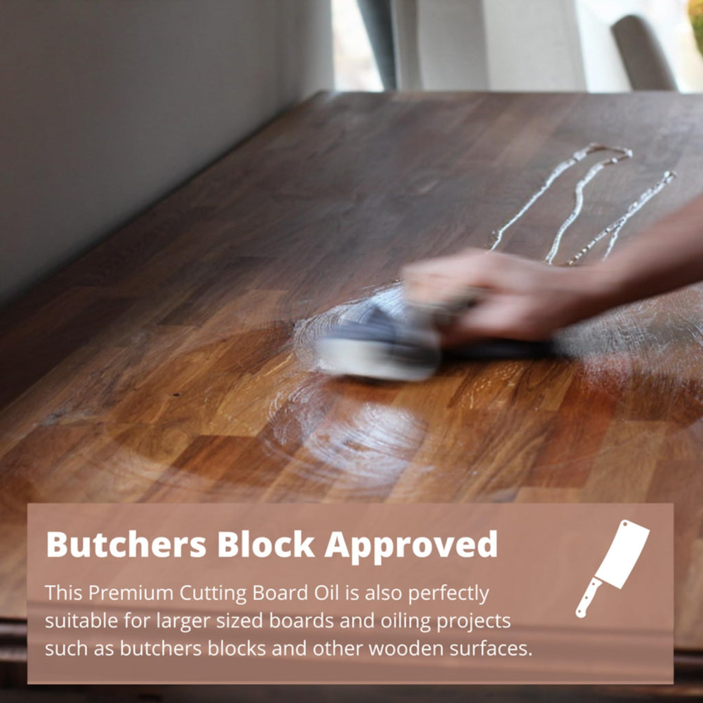 The Block & Board Company Specialist Chopping Board Complete Kit Food Grade Soap, Wax & Oil | Cleans, Nourishes, Seals & Protects Wood, Butcher Blocks, Countertops & Utensils | 3 Piece Set