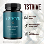 (5 Pack) Tstrive for Men, Official T Strive Pills for Men with All Natural Ingredients, Maximum Strength Tstrive Men's Supplement with Vitamins Supporting Wellness and Advanced Health (300 Capsules)
