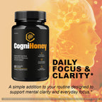 (5 Pack) CogniHoney Capsules - Official Cogni Honey Pills Advanced Premium Formula for Maximum Strength, All Natural Ingredients with Vitamins for Overall Health & Wellness, 300 Capsules for 5 Months