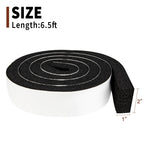 Yotache Open Cell Foam Air Conditioner Weather-Strip Seal Tape 2"x1", Thick Adhesive with High Resilience Foam Cushion Strip, 6.5 Feet Long