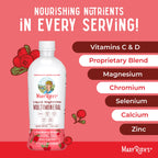 MaryRuth's Liquid Nighttime Multimineral | NO Melatonin | Bedtime Routine | Magnesium Citrate | Calcium | Zinc | Vitamin D3 | Available in 4 Flavors | Vegan | Sugar Free | Gluten Free | 32 Oz