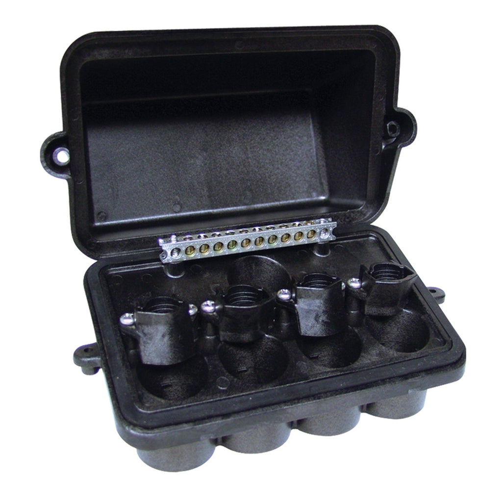 Intermatic PJB4175 Junction Box, 4-Light, Black