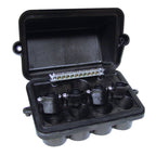 Intermatic PJB4175 Junction Box, 4-Light, Black