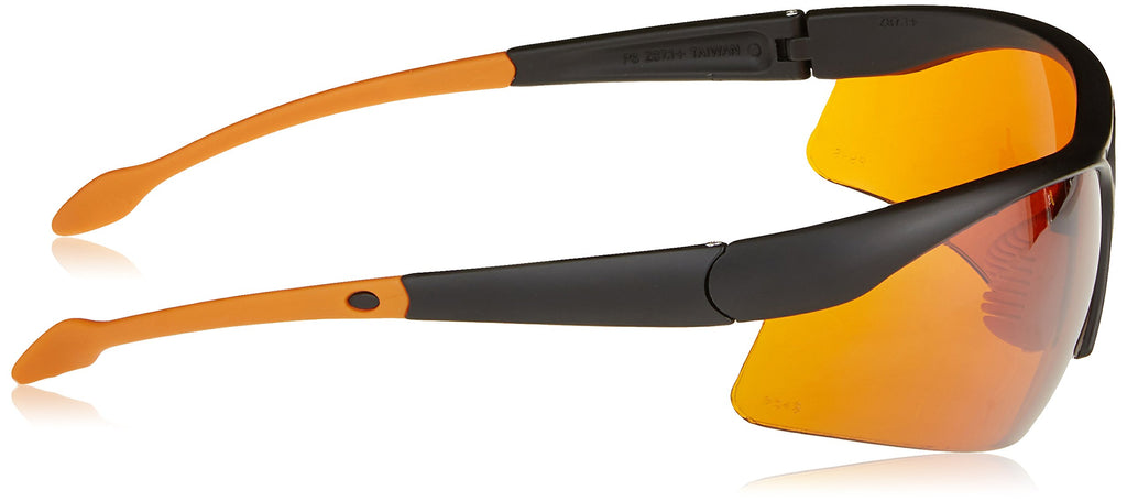 NoBlue Blue Light Blocking Safety Sunglasses for Sleep, Gaming & Screens – Amber Lenses Block 99.9% Blue & UV, ANSI Z87.1 Certified, Relieve Eye Strain & Support Deeper Sleep