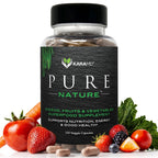 KaraMD Pure Nature | Greens, Fruit and Veggies Supplement | Vitamins, Fiber & Antioxidants | 20 Fruits and Vegetables Supplements for Energy & Digestion | Gluten Free & Vegan Friendly (30 Servings)
