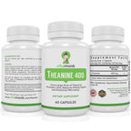 VitaMonk L Theanine 400mg Supplement - L-Theanine 400mg with No Artificial Fillers - Extra Strength L Theanine Supplement - Ltheanine 60 Capsules